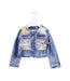A Blue Lightweight Jackets from Mayoral in size 3T for girl. (Front View)