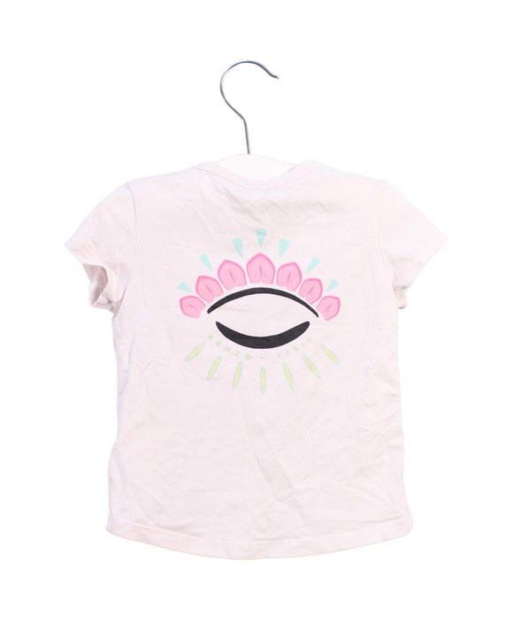 A Pink Short Sleeve T Shirts from Kenzo in size 12-18M for girl. (Back View)