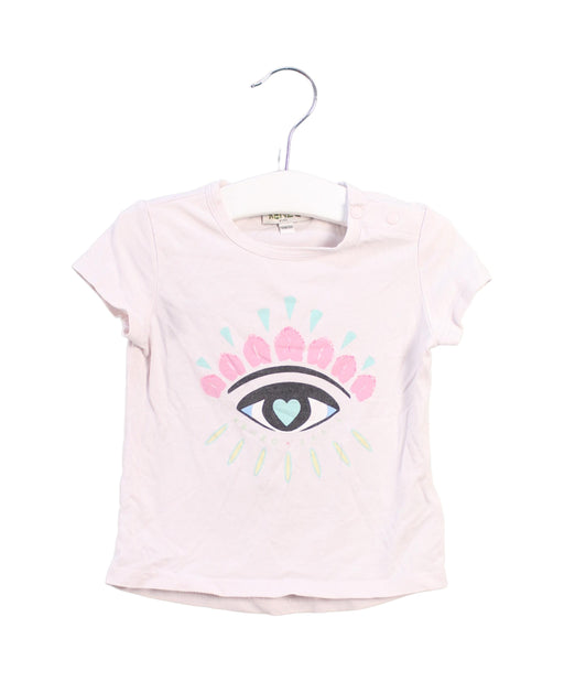 A Pink Short Sleeve T Shirts from Kenzo in size 12-18M for girl. (Front View)