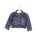 A Blue Lightweight Jackets from Levi's in size 12-18M for girl. (Front View)