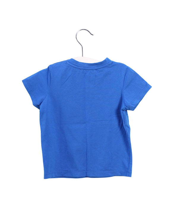 A Blue Short Sleeve T Shirts from Momonittu in size 3-6M for boy. (Back View)