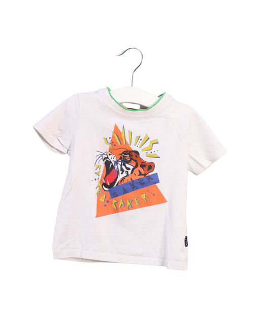 A White Short Sleeve T Shirts from Baker by Ted Baker in size 2T for boy. (Front View)