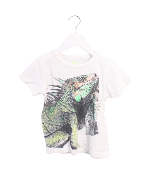 A White Short Sleeve T Shirts from Crewcuts in size 3T for boy. (Front View)