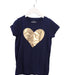 A Navy Short Sleeve T Shirts from Crewcuts in size 8Y for girl. (Front View)