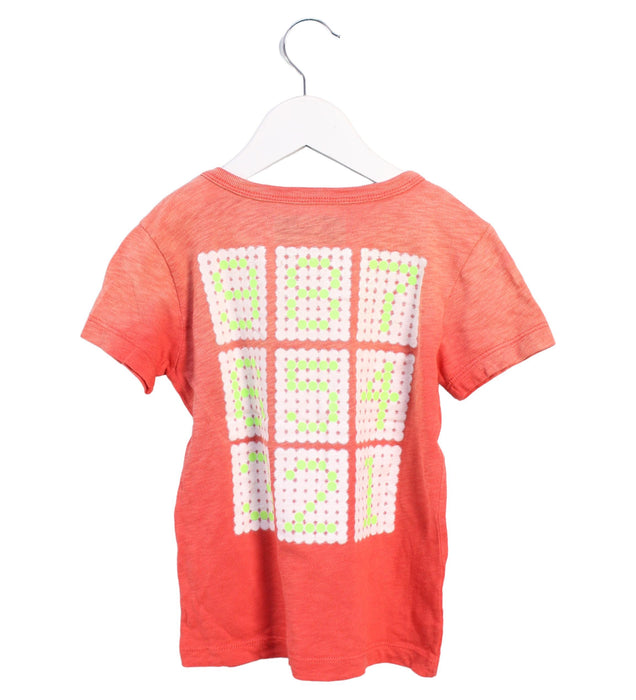 A Orange Short Sleeve T Shirts from Crewcuts in size 4T for boy. (Back View)
