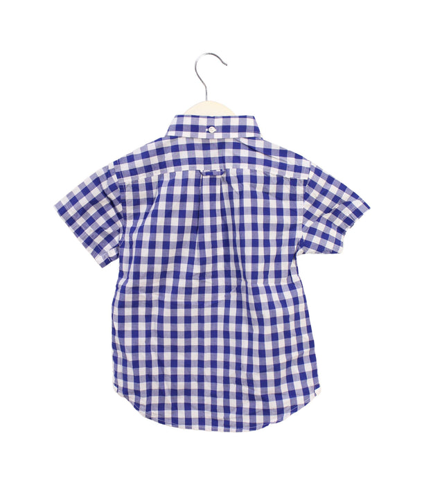 A Blue Shirts from Crewcuts in size 3T for boy. (Back View)