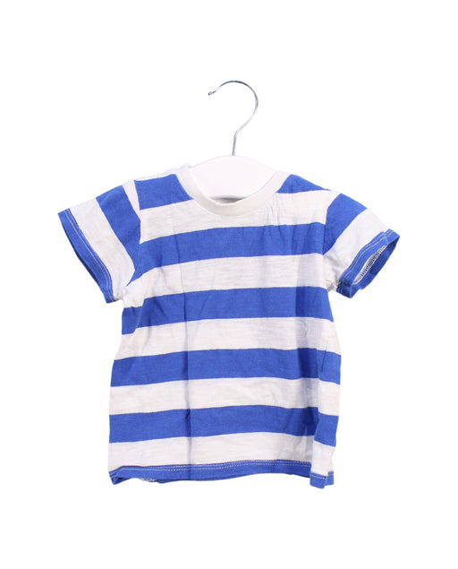 A Blue Short Sleeve T Shirts from Seed in size 3-6M for boy. (Front View)