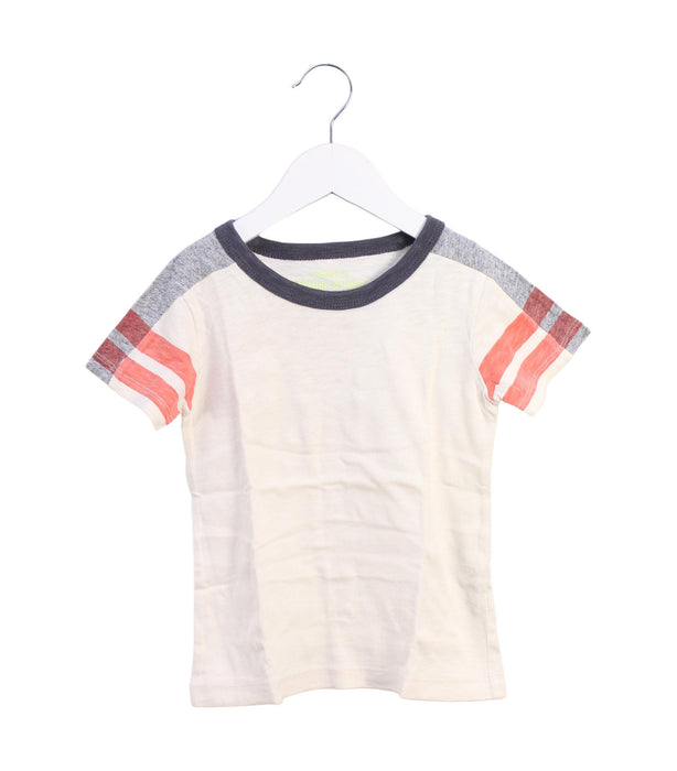 A White Short Sleeve T Shirts from Crewcuts in size 3T for neutral. (Front View)