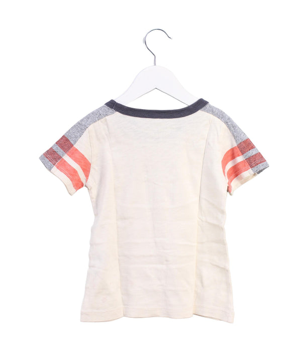 A White Short Sleeve T Shirts from Crewcuts in size 3T for neutral. (Back View)