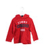 A Red Hooded Sweatshirts from Tommy Hilfiger in size 3T for boy. (Front View)