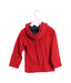 A Red Hooded Sweatshirts from Tommy Hilfiger in size 3T for boy. (Back View)