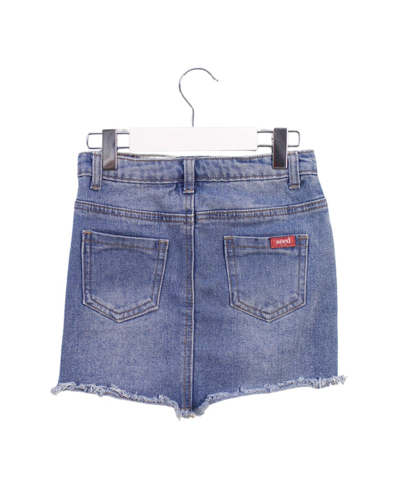 Seed Denim Short Skirt 6T