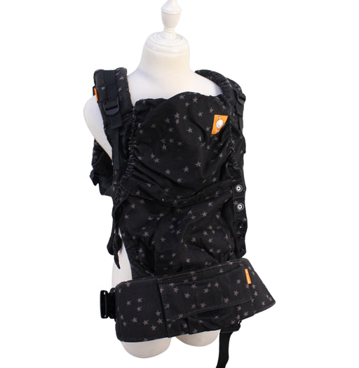 A Black Baby Carriers from Tula in size 0-3M for neutral. (Front View)