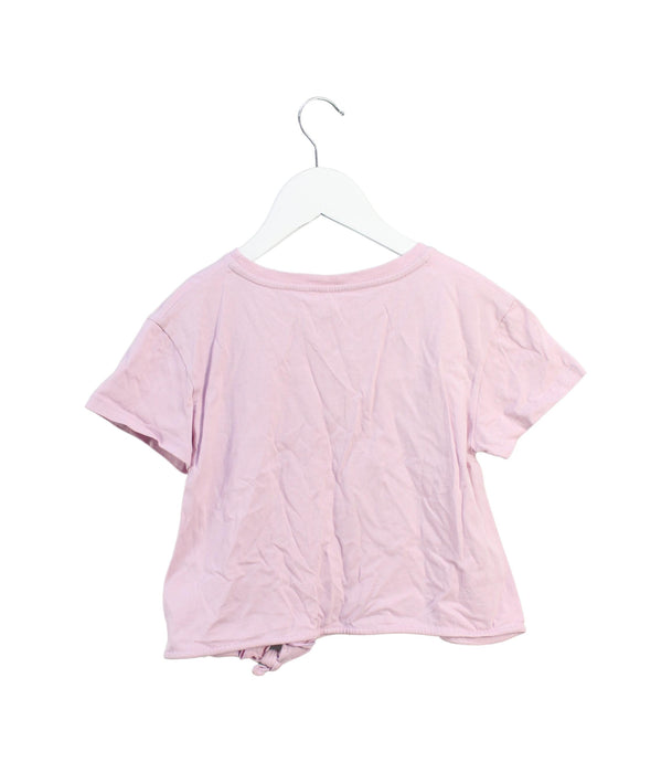 A Pink Short Sleeve T Shirts from Chloe in size 8Y for girl. (Back View)