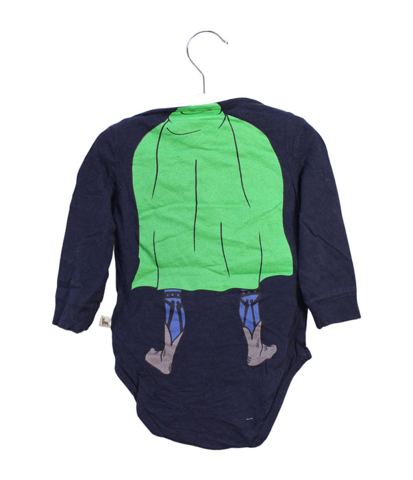 A Black Long Sleeve Bodysuits from Stella McCartney in size 6-12M for boy. (Back View)