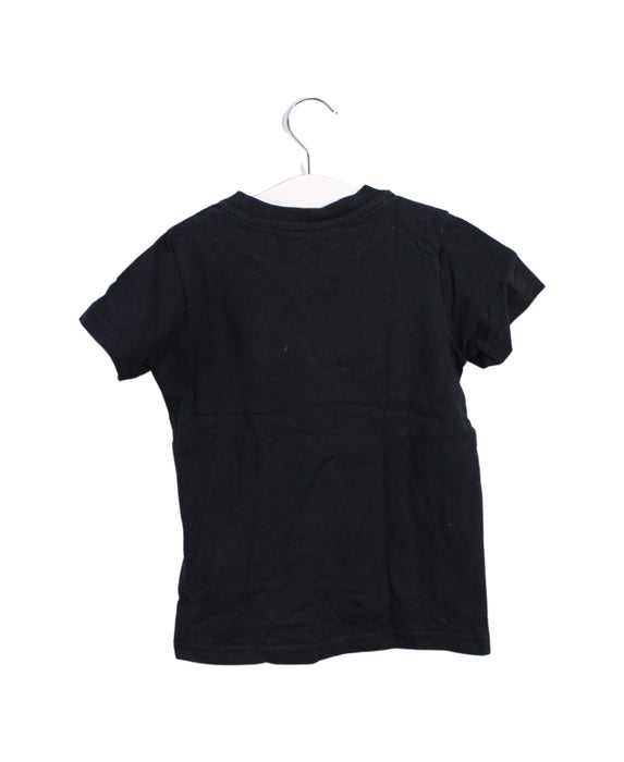 A Black Short Sleeve T Shirts from Moncler in size 4T for boy. (Back View)