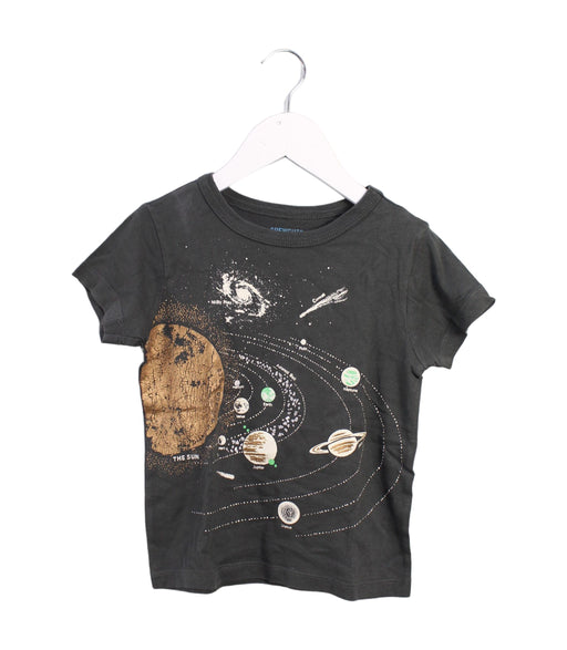 A Black Short Sleeve T Shirts from Crewcuts in size 3T for boy. (Front View)