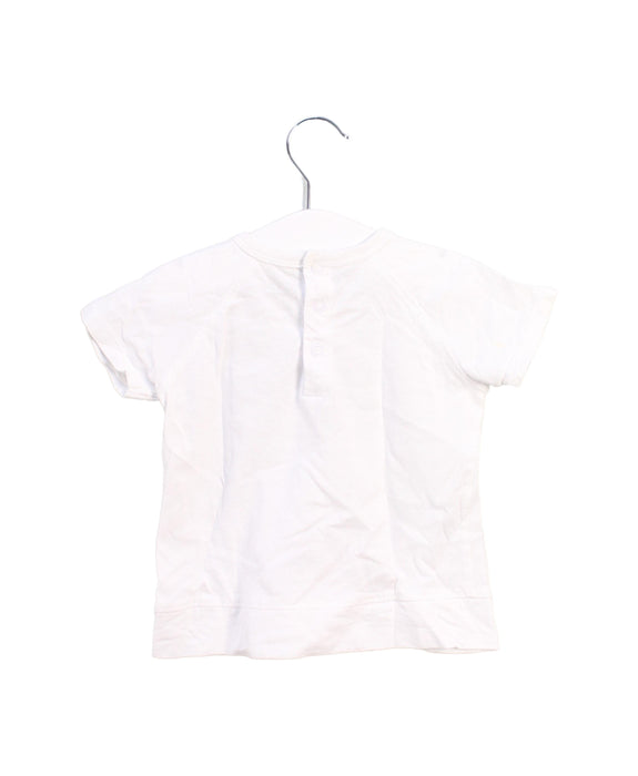 A White Short Sleeve T Shirts from Natalys in size 12-18M for girl. (Back View)