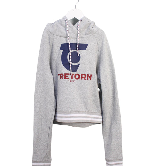 A Grey Hooded Sweatshirts from Tretorn in size 13Y for neutral. (Front View)