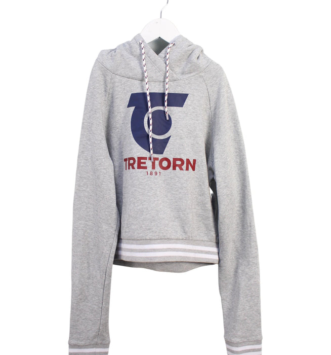 A Grey Hooded Sweatshirts from Tretorn in size 13Y for neutral. (Front View)
