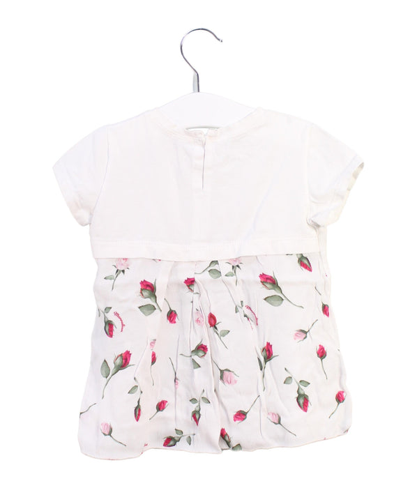 A White Short Sleeve T Shirts from Monnalisa in size 2T for girl. (Back View)