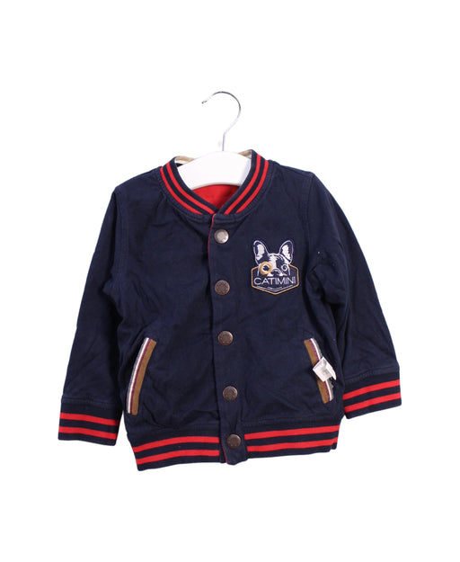 A Navy Lightweight Jackets from Catimini in size 2T for boy. (Front View)