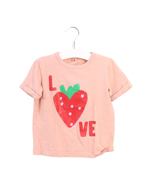 A Pink Short Sleeve T Shirts from Stella McCartney in size 4T for girl. (Front View)