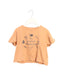 A Orange Short Sleeve T Shirts from Emile et Ida in size 4T for girl. (Front View)