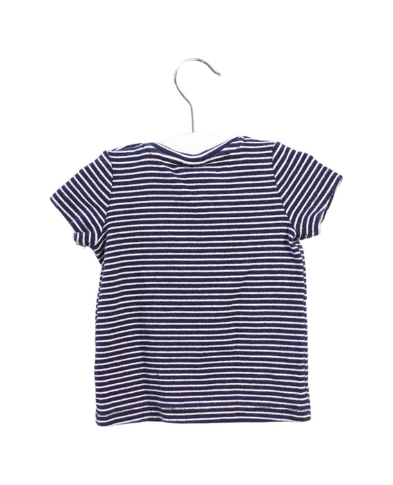 A Navy Short Sleeve T Shirts from Seed in size 12-18M for neutral. (Back View)