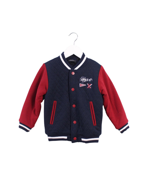 A Red Lightweight Jackets from Chickeeduck in size 2T for boy. (Front View)