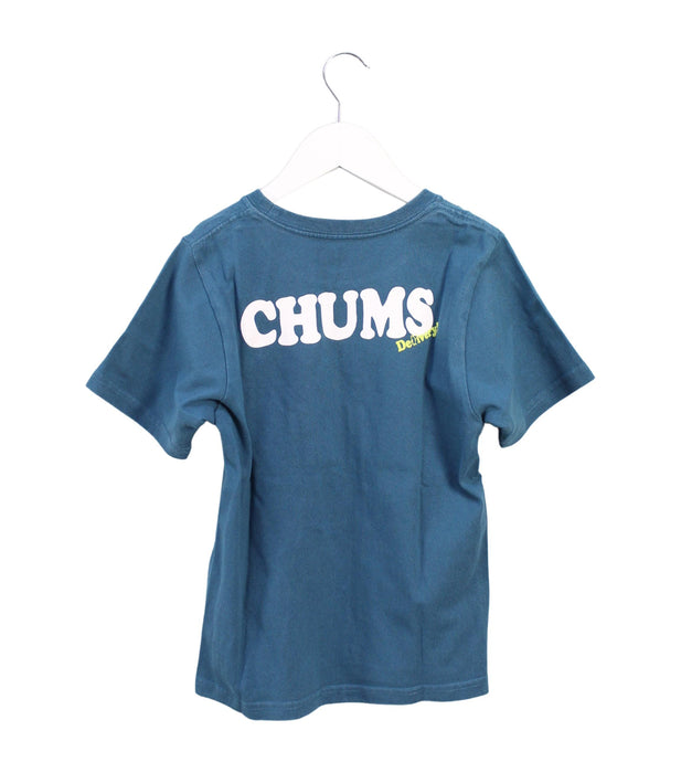 A Teal Short Sleeve T Shirts from CHUMS in size 6T for boy. (Back View)