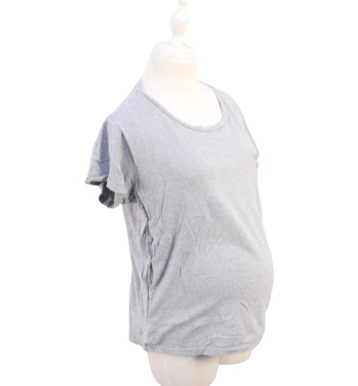 A Grey Short Sleeve T Shirts from Milki Train in size S for maternity. (Front View)