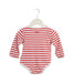 A Red Long Sleeve Bodysuits from Joules in size 6-12M for neutral. (Back View)