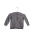 A Grey Buttoned Sweatshirts from Bonpoint in size 6-12M for boy. (Front View)