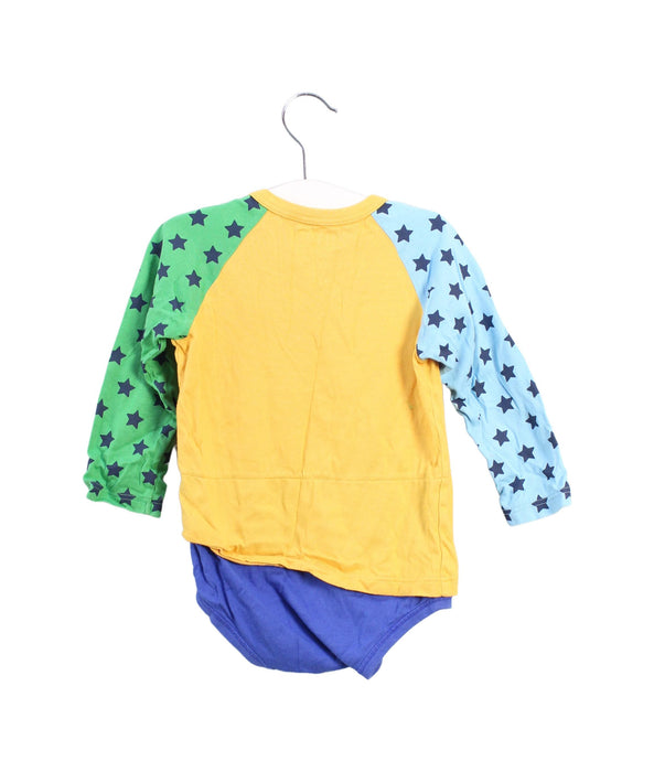 A Multicolour Long Sleeve Bodysuits from Miki House in size 18-24M for boy. (Back View)