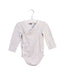 A White Long Sleeve Bodysuits from Janie & Jack in size 12-18M for neutral. (Front View)