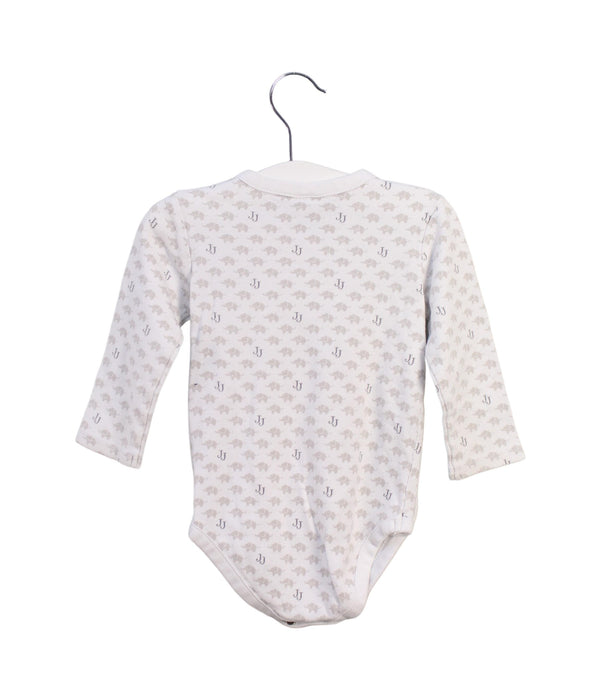 A White Long Sleeve Bodysuits from Janie & Jack in size 12-18M for neutral. (Back View)