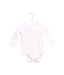 A White Long Sleeve Bodysuits from Ralph Lauren in size 3-6M for neutral. (Front View)