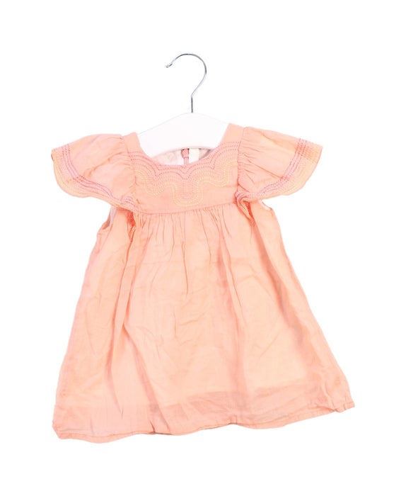 Chloe Short Sleeve Dress, Bloomers, and Toy 3-6M