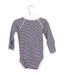 A Navy Long Sleeve Bodysuits from Petit Bateau in size 6-12M for boy. (Back View)