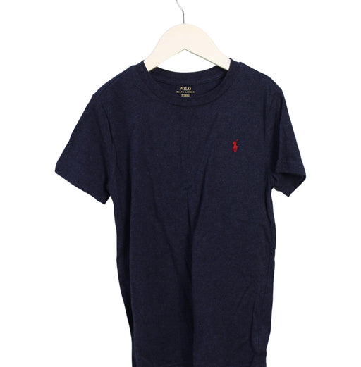 A Navy Short Sleeve T Shirts from Polo Ralph Lauren in size 7Y for neutral. (Front View)