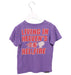 A Purple Short Sleeve T Shirts from Hysteric Mini in size 4T for boy. (Back View)