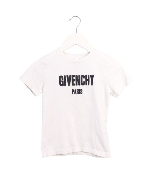 A White Short Sleeve T Shirts from Givenchy in size 6T for neutral. (Front View)
