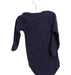 A Navy Long Sleeve Bodysuits from Petit Bateau in size 3T for girl. (Back View)