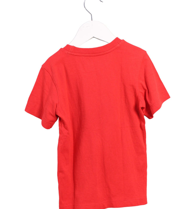 A Red Short Sleeve T Shirts from Adidas in size 2T for neutral. (Back View)