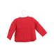 A Red Lightweight Jackets from Petit Bateau in size 12-18M for girl. (Back View)