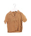 A Brown Shirts from Poudre Organic in size 6-12M for girl. (Front View)
