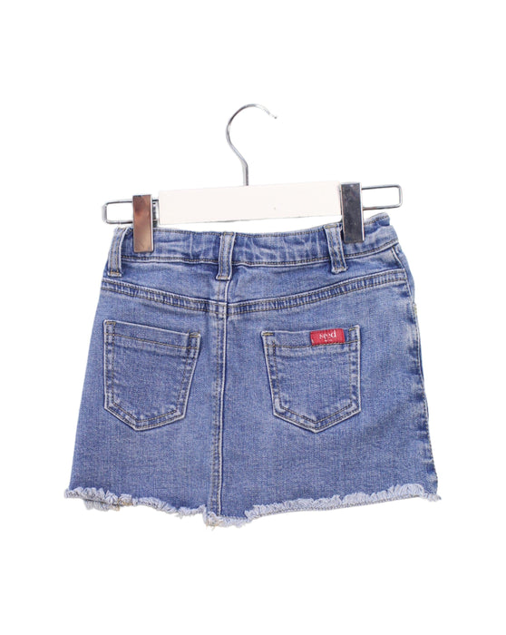 Seed Short Denim Skirt 3T