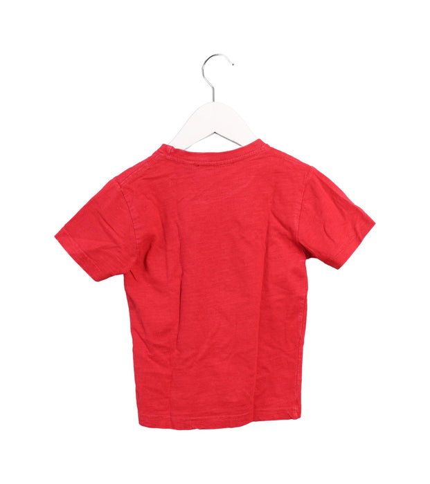 A Red Short Sleeve T Shirts from Fabric Flavours in size 3T for girl. (Back View)