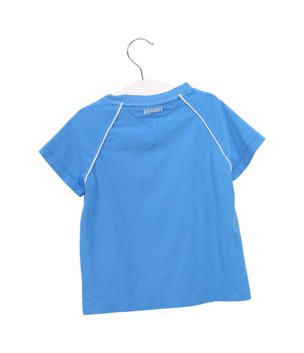 A Blue Short Sleeve T Shirts from Ferrari in size 12-18M for boy. (Back View)